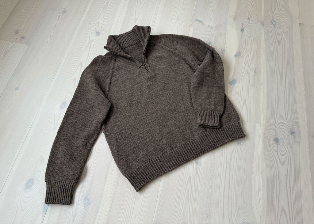 Brigitte's Blog - Zipper Sweater Light Men von Petiteknit